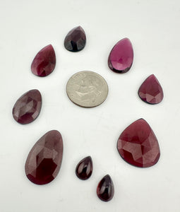 Rhodolite garnet lot