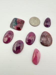 ruby and pink sapphire mixed lots