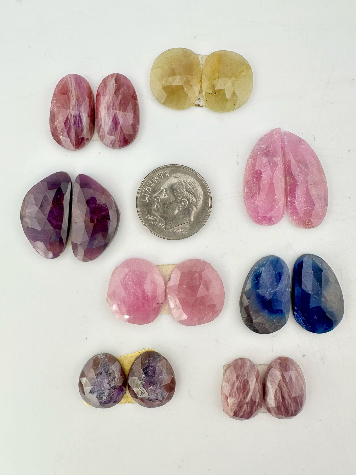 ruby and pink sapphire mixed lots